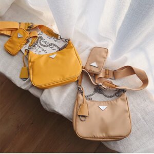 Nylon canvas hand bag